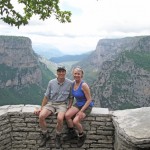 Walking Vikos Gorge, Greece Walking Vikos Gorge, Greece