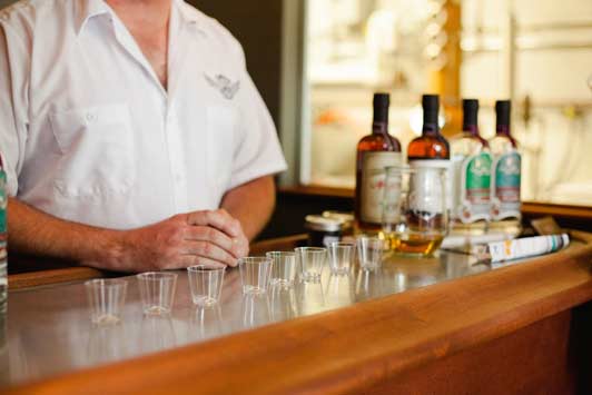 Another popular stop on the Eat This, Shoot That! Santa Barbara food tour: Cutler's Artisan Spirits.