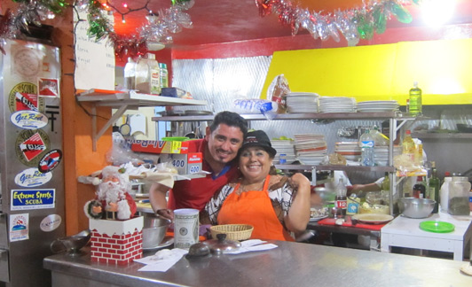 Cozumel restaurants: Ray Chacon at El Moro. This family-run restaurant serves great meals and warm hospitality