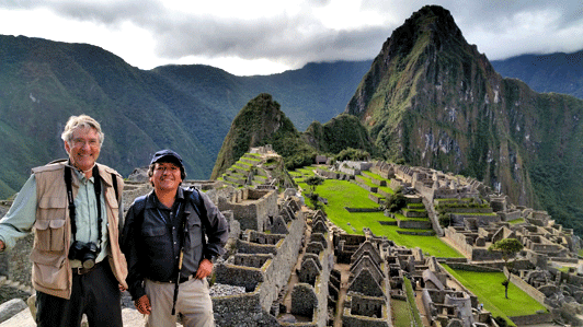Wilfredo has been a guide for 18 years and has been to Machu Picchu more than 1,000 times, but his passion for the site is still obvious.