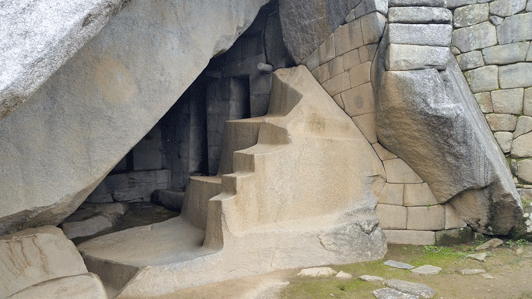 The Royal Mausoleum "Pachmama" at Machu Picchu is powerful in its simplicity and grace.