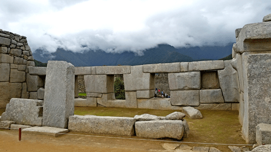 Like the other Inca sites we saw, Machu Picchu was a work-in-progress when the Spanish invaded. This is the Temple of Three Windows.
