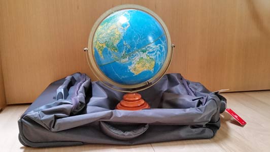Lipault luggage folds to almost nothing for easy storage and weighs less than similiar size suitcases.
