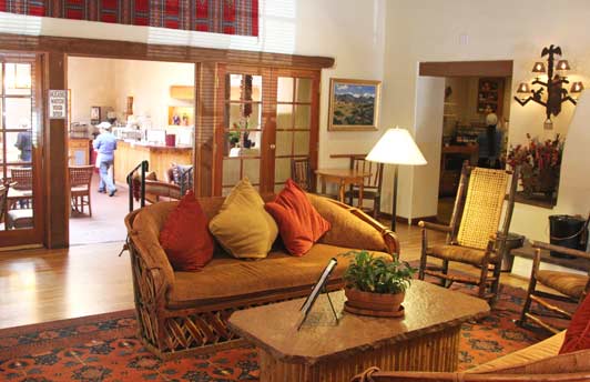 The calm and colorful surroundings of the Inn on the Alameda offer easy access to the best of Santa Fe.
