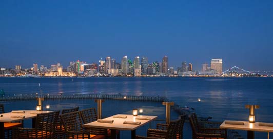 Coasterra's panoramic views include North Island Coronado and the downtown San Diego skyline. Credit Creative Found Studio.