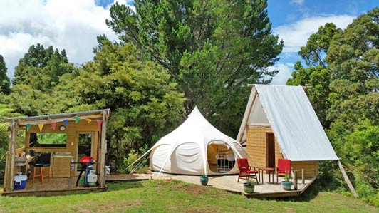I loved everything about our most recent trip to New Zealand, especially this glamping experience on the North Island.