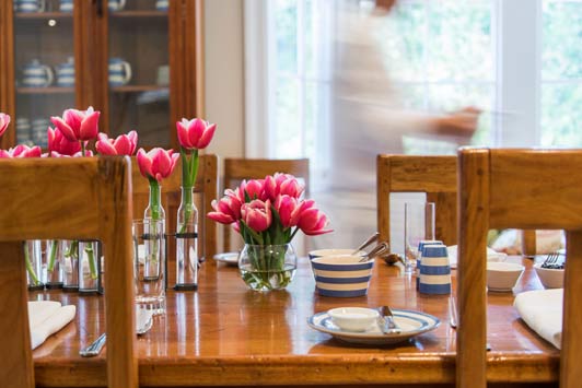 Rates at Otahuna Lodge include accommodation, full breakfast, multi-course gourmet dinners with wine, beverages throughout the day and laundry service.