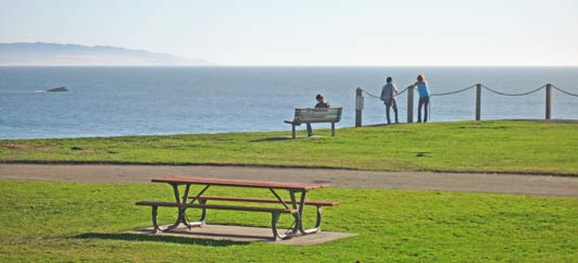 Spyglass Park in Shell Beach is a great picnic spot just off Highway 101.