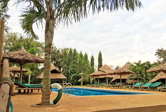 The Honey Badger near Moshi, Tanzania, offers a peaceful sanctuary before and after the Kilimanjaro hike.