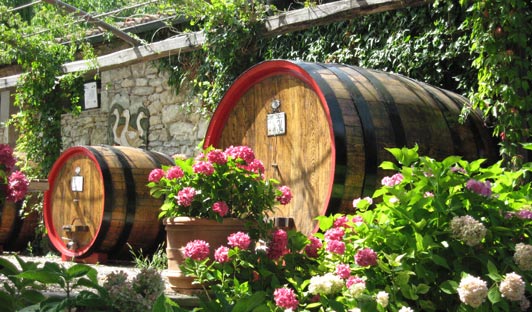 Radda in Chiant, and authentic Tuscan town, is home to Colle Bereto Winery.