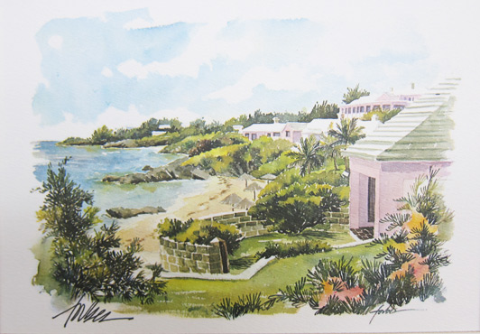 Paintings by Bermuda artist Joan Forbes can be found at the Art House Gallery in Hamilton. Win this print by adding a comment below.