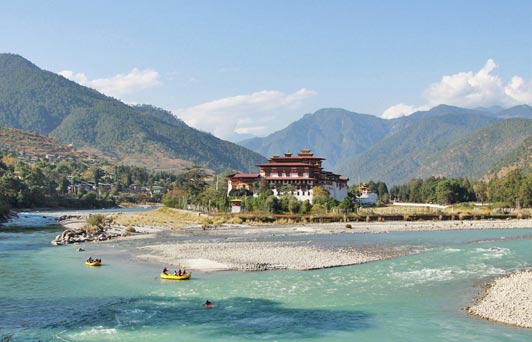In Bhutan, the rivers fed with snowmelt from the Himalayas are "beyond beautiful."