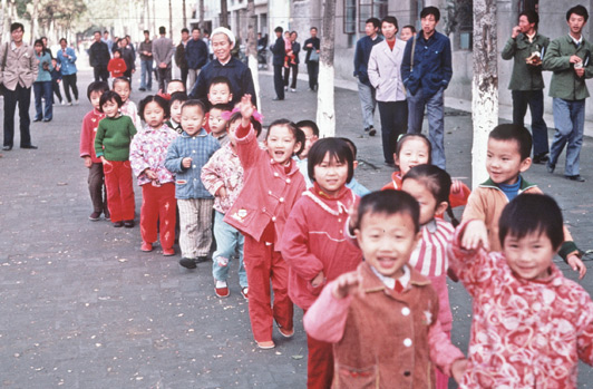I met these cute kids when I went AWOL from my tour group in China circa 1981.