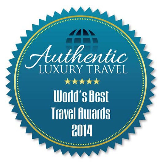 This badge has been award to the 5 best destination travel companies in the world.