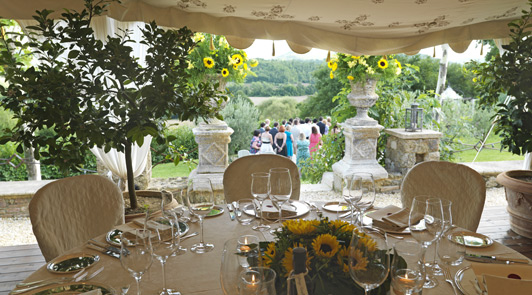 What could be more lovely than a destination wedding at the most romantic hotel in Tuscany?