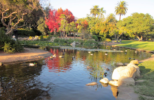 Donated by Alice Keck Park, this Santa Barbara, California, space is known as Alice Keck Park-Park.