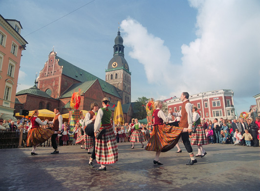 After a long dark winter, locals welcome visitors to help them celebrate the summer solstice - the longest day of the year. Jani is the most popular of the national holidays in Latvia.
